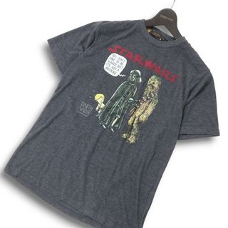 新品★ 未使用 DARTH VADER and son ダースベイダー アンド サン STAR WARS スターウォーズ★ 半袖 Tシャツ Sz.L メンズ 灰(Tシャツ/カットソー(半袖/袖なし))