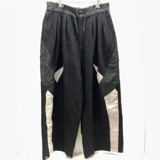 【中古】(A)crypsis タックワイドパンツ F ブラック エイ・クライプシス[92][240092291070]