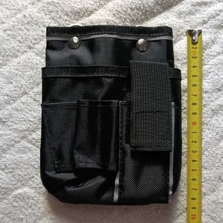 ダイソー(DAISO)の工具ポーチ　ツールポーチ　黒　ダイソー(その他)
