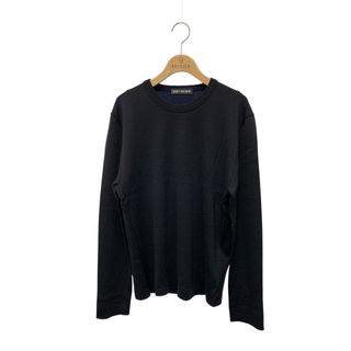 イッセイミヤケ(ISSEY MIYAKE)のイッセイミヤケ ME53KN015 ニット 2 ブラック ウール ハイゲージ クルーネック ITDY0OBGQHTS(ニット/セーター)