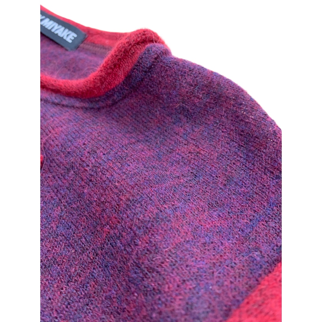 ISSEY MIYAKE(イッセイミヤケ)のイッセイミヤケ ME83K022 ニット 2 ワインレッド アルパカ混 ITBDUQH2HOKW メンズのトップス(ニット/セーター)の商品写真