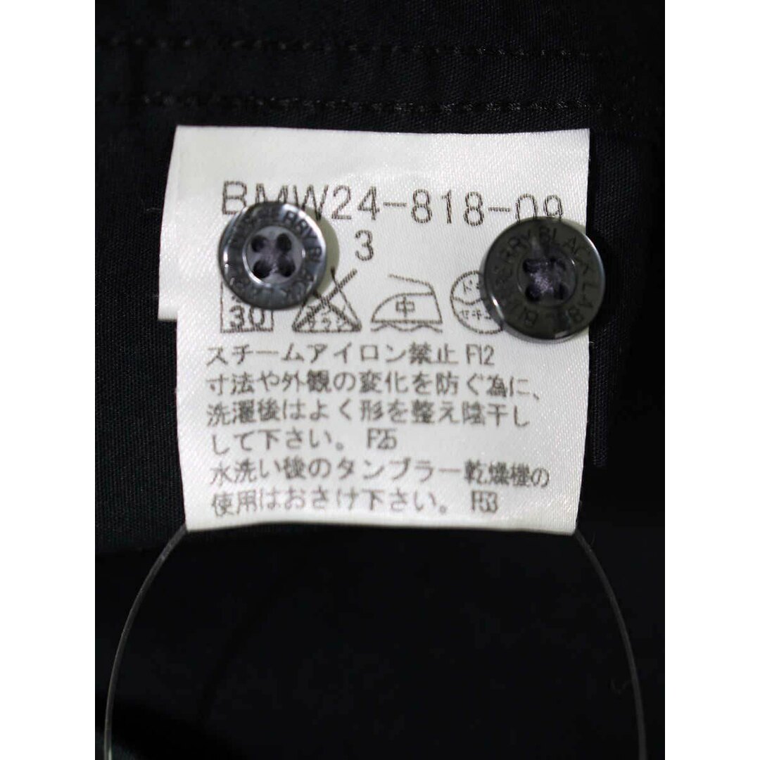 BURBERRY BLACK LABEL(バーバリーブラックレーベル)のバーバリーブラックレーベル BMW24-818-09 シャツ 3 ブラック ブラウス コットン混 ITUFTTQABQSW メンズのトップス(シャツ)の商品写真