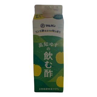 マルカンス(マルカン酢)のマルカン酢 リンゴ酢仕立ての旬しぼり 高知ゆずの飲む酢 500mlx1本(ソフトドリンク)