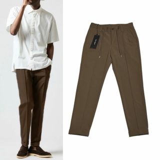 ウノピゥウノウグァーレトレ(1piu1uguale3)の新品6.1万 23SS 1piu1uguale3　クリース スラックス パンツ(チノパン)