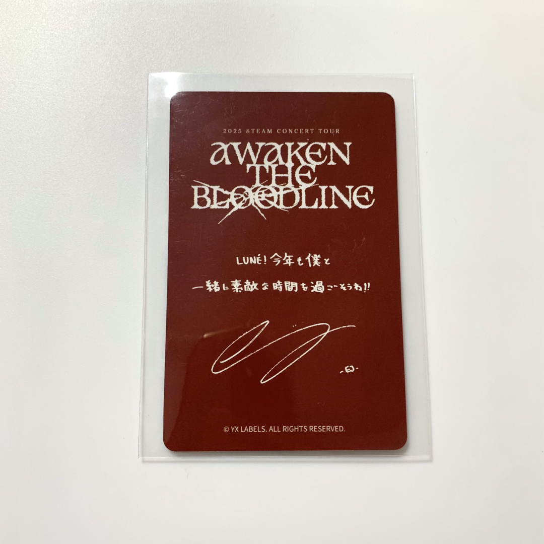 &TEAM アジツ　メンシプ　トレカ　EJ エンタメ/ホビーのCD(K-POP/アジア)の商品写真