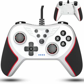 【特価商品】Elnicec Switch コントローラー 有線 背面ボタン付き 
