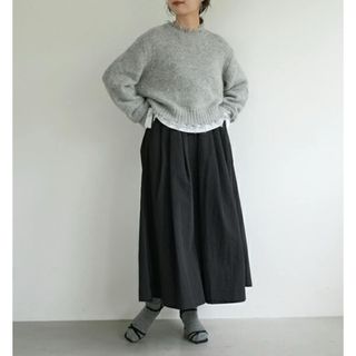スローブイエナ(SLOBE IENA)のスローブイエナ ナイロンタフタロングタックスカート(ロングスカート)