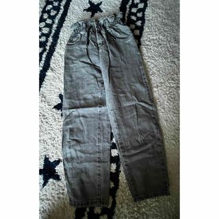 ZARA⚫︎ブラックデニム⚫︎グレー⚫︎パンツ⚫︎ウエストゴム⚫︎ズボン⚫︎140