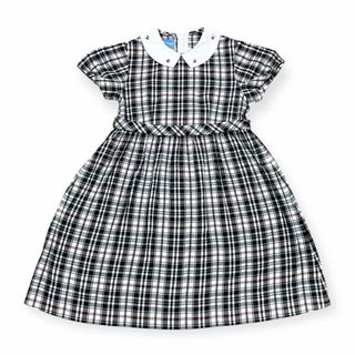 ファミリア 120 半袖ワンピース 夏物 フォーマル セレモニー 女の子 レトロ