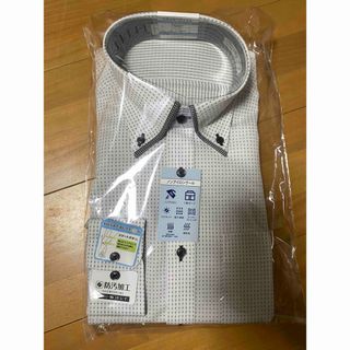 AOKI LES MUSE ドット柄 Mサイズ ワイシャツ