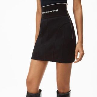 【正規品】Alexander Wang アレキサンダーワン ロゴ ミニスカート