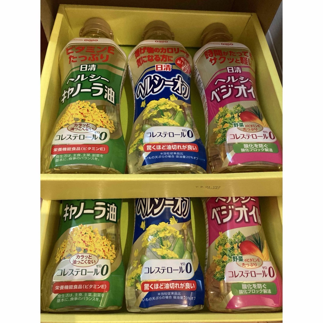 日清オイリオ　ヘルシーオイルセット 食品/飲料/酒の食品(調味料)の商品写真