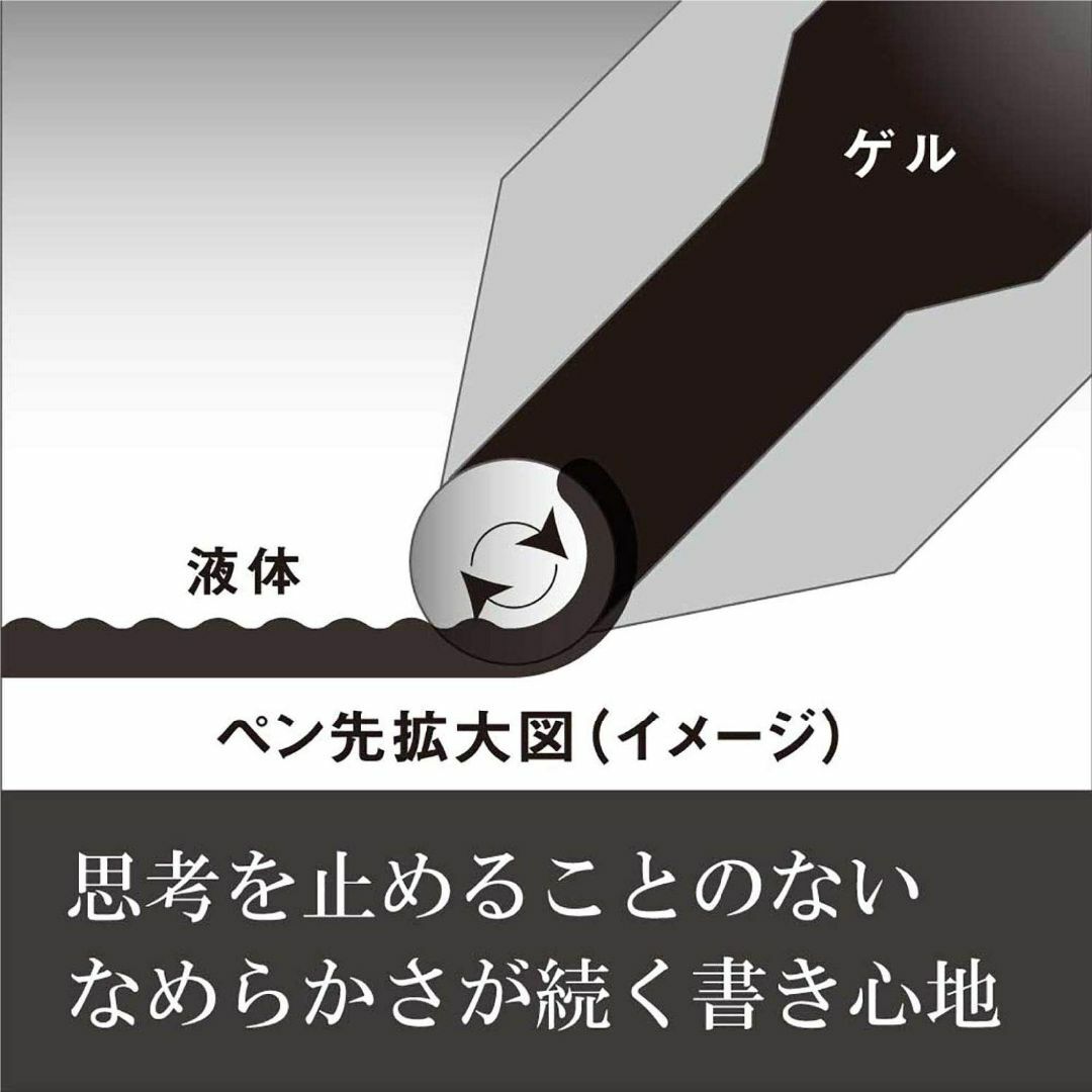 【色:A:黒_サイズ:0.5mm】ぺんてる ボールペン替芯 エナージェル 0.5 その他のその他(その他)の商品写真