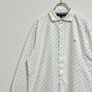 ◎TOMMY HILFIGER メンズ　長袖ボタンダウンシャツ　L D3X5