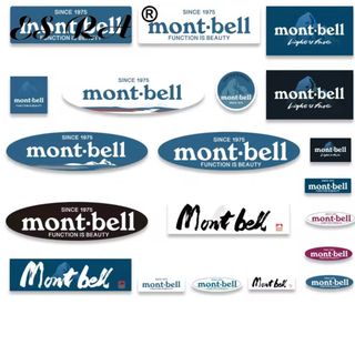 モンベル mont-bell ステッカー 20枚 防水 アウトドア キャンプ 