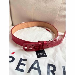 【タグ付き新品】☆PEARLY GATES☆レザーベルト☆