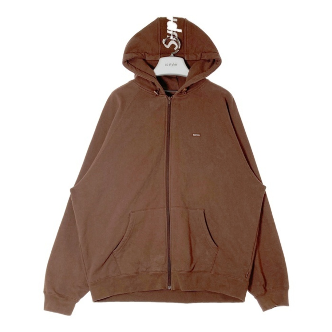 Supreme(シュプリーム)の★Supreme シュプリーム 22FW Brim Zip Up Hooded Sweatshirt フルジップ スウェットパーカー ブラウン sizeXL メンズのトップス(パーカー)の商品写真