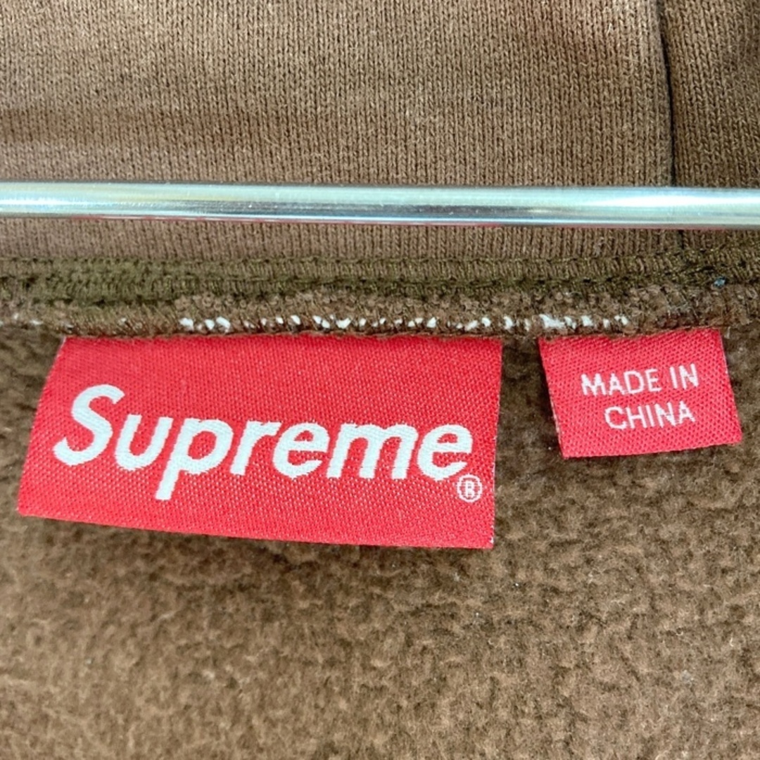 Supreme(シュプリーム)の★Supreme シュプリーム 22FW Brim Zip Up Hooded Sweatshirt フルジップ スウェットパーカー ブラウン sizeXL メンズのトップス(パーカー)の商品写真