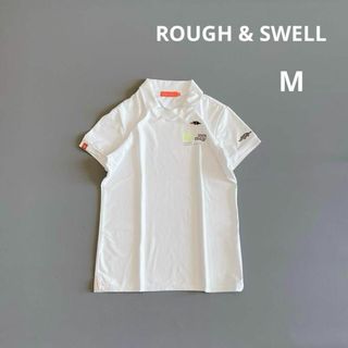 ROUGH & SWELL ラフアンドスウェル 半袖ポロシャツ ホワイト M(ウエア)