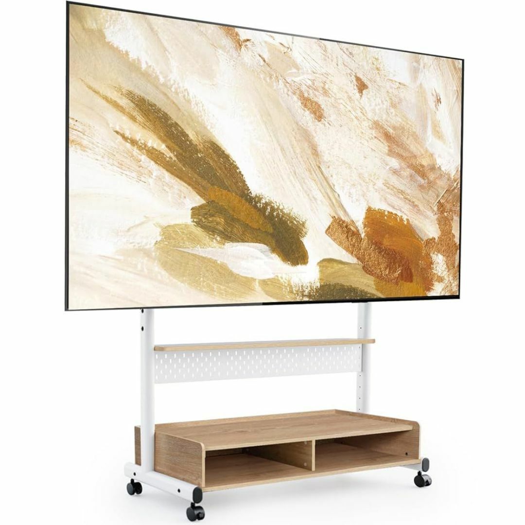 【訳あり新品★外箱段ボールにキズ・汚れあり・中身は新品です】 テレビスタンド K インテリア/住まい/日用品の机/テーブル(その他)の商品写真