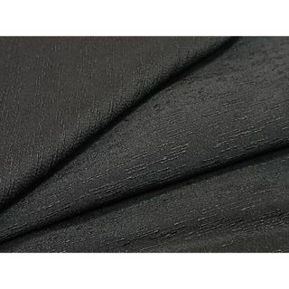 平和屋着物▽上質な色無地　単衣　濡羽色　洗える着物　CAAU3822xi(着物)