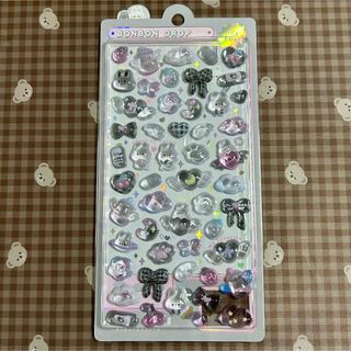 ボンボンドロップシール　しろくろボンボン　クーリア