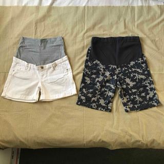 マタニティ ショートパンツ 2枚セット