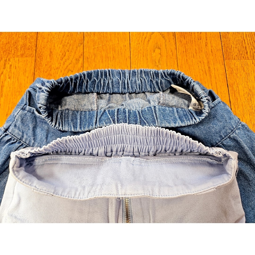しまむら(シマムラ)の美品　短パン＆スカート　計４点まとめ売り　サイズ１１０cm キッズ/ベビー/マタニティのキッズ服女の子用(90cm~)(パンツ/スパッツ)の商品写真
