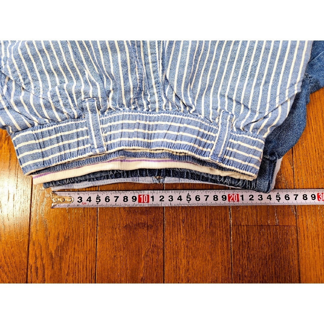 しまむら(シマムラ)の美品　短パン＆スカート　計４点まとめ売り　サイズ１１０cm キッズ/ベビー/マタニティのキッズ服女の子用(90cm~)(パンツ/スパッツ)の商品写真