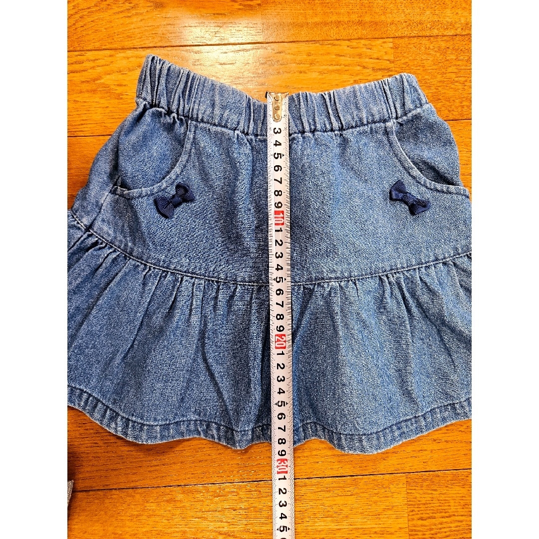 しまむら(シマムラ)の美品　短パン＆スカート　計４点まとめ売り　サイズ１１０cm キッズ/ベビー/マタニティのキッズ服女の子用(90cm~)(パンツ/スパッツ)の商品写真