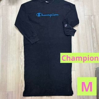 チャンピオン(Champion)のChampion ブラック ロングワンピース Women's M(ロングワンピース/マキシワンピース)