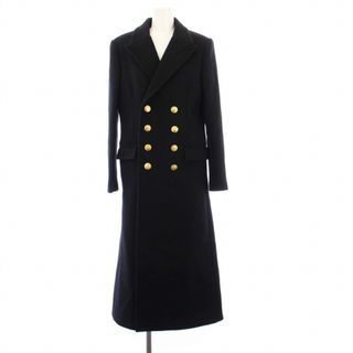 セリーヌ(CELINE)のセリーヌ セブンティーズ ピーコート Pコート ロング 金ボタン 38 黒(ピーコート)