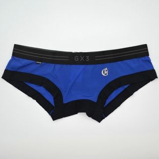 【GX3】ナイロンボクサーブリーフ ブルー Lサイズ Y80-1197-3(ボクサーパンツ)