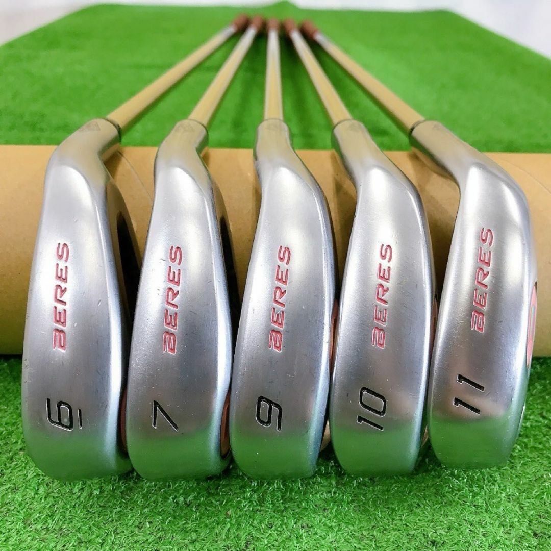 本間ゴルフ(ホンマゴルフ)のタ58★HONMA BERES ML501 5本レディースアイアンセット 純正  スポーツ/アウトドアのゴルフ(クラブ)の商品写真