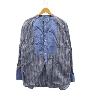 シティショップ(CITYSHOP)のCITYSHOP (シティショップ) STRIPED SHIRT 20050042519030 シャツ レディース ブルー FREE(シャツ/ブラウス(長袖/七分))