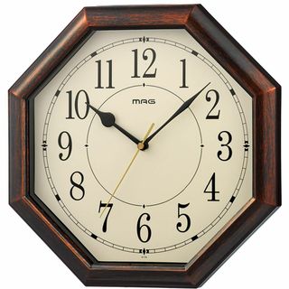 【数量限定】MAG(マグ) 掛け時計 壁掛け時計 アナログ 電波時計 電波受信O(置時計)