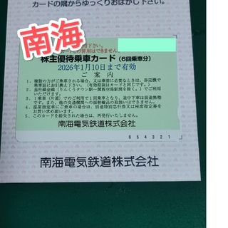 南海電鉄　株主優待(その他)
