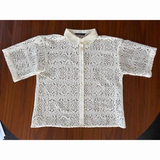 ライトオン(Right-on)の◎新品未使用◎ レース 半袖シャツ 【Mサイズ】(シャツ/ブラウス(半袖/袖なし))