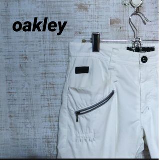 オークリー(Oakley)のOAKLEY　ゴルフパンツ　ホワイト(ウエア)