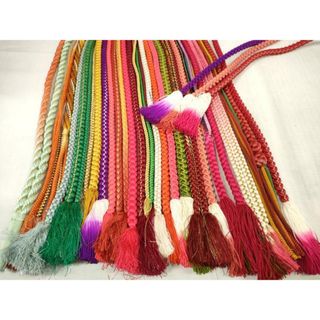 平和屋着物▼和装小物　帯締め20本　振袖用　丸組　金糸　逸品　DAAS6682zzz(和装小物)