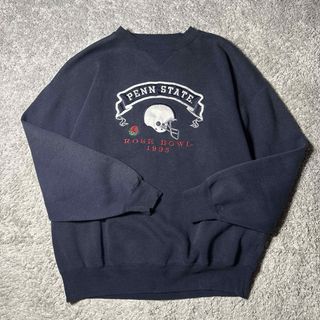 ヴィンテージ(VINTAGE)のヴィンテージ　チームロゴ　スウェット　刺繍デザイン　ゆるダボ　ユニセックス　古着(スウェット)