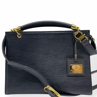 ペレボルサ(PELLE BORSA)の極美品　PELLE BORSA ペレボルサ 本革レザー 2way　ハンドバッグ(ハンドバッグ)