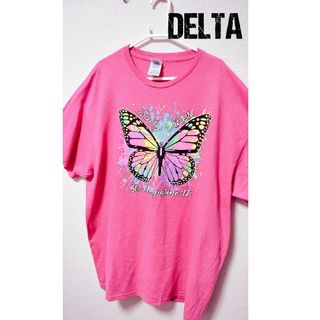 DELTA - DELTA 　蝶　Tシャツ SaltyVibes　st.Augustine.fl