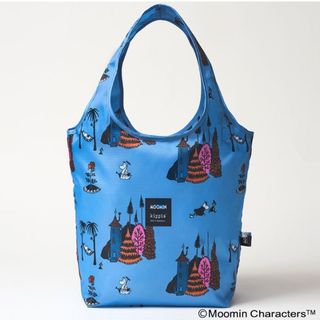 キッピス(kippis)のムーミン×kippis エコバッグ Busy Day blue　(エコバッグ)