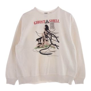 SAINT MICHAEL セントマイケル 25SS SM-HR8-0000-C10 攻殻機動隊 GS CRW N SWT GST IN THE S クルーネック スウェット ゴーストインザシェル トレーナー XLサイズ ベージュ系 XL【極上美品】【中古】(スウェット)