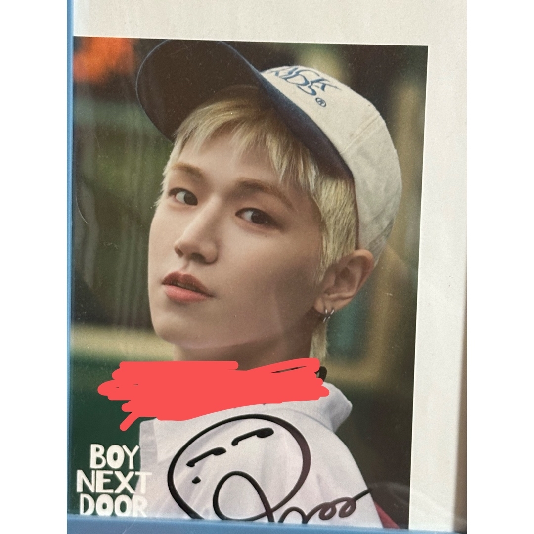 BOYNEXTDOOR(ボーイネクストドア)のBOYNEXTDOOR リウ サイン エンタメ/ホビーのCD(K-POP/アジア)の商品写真
