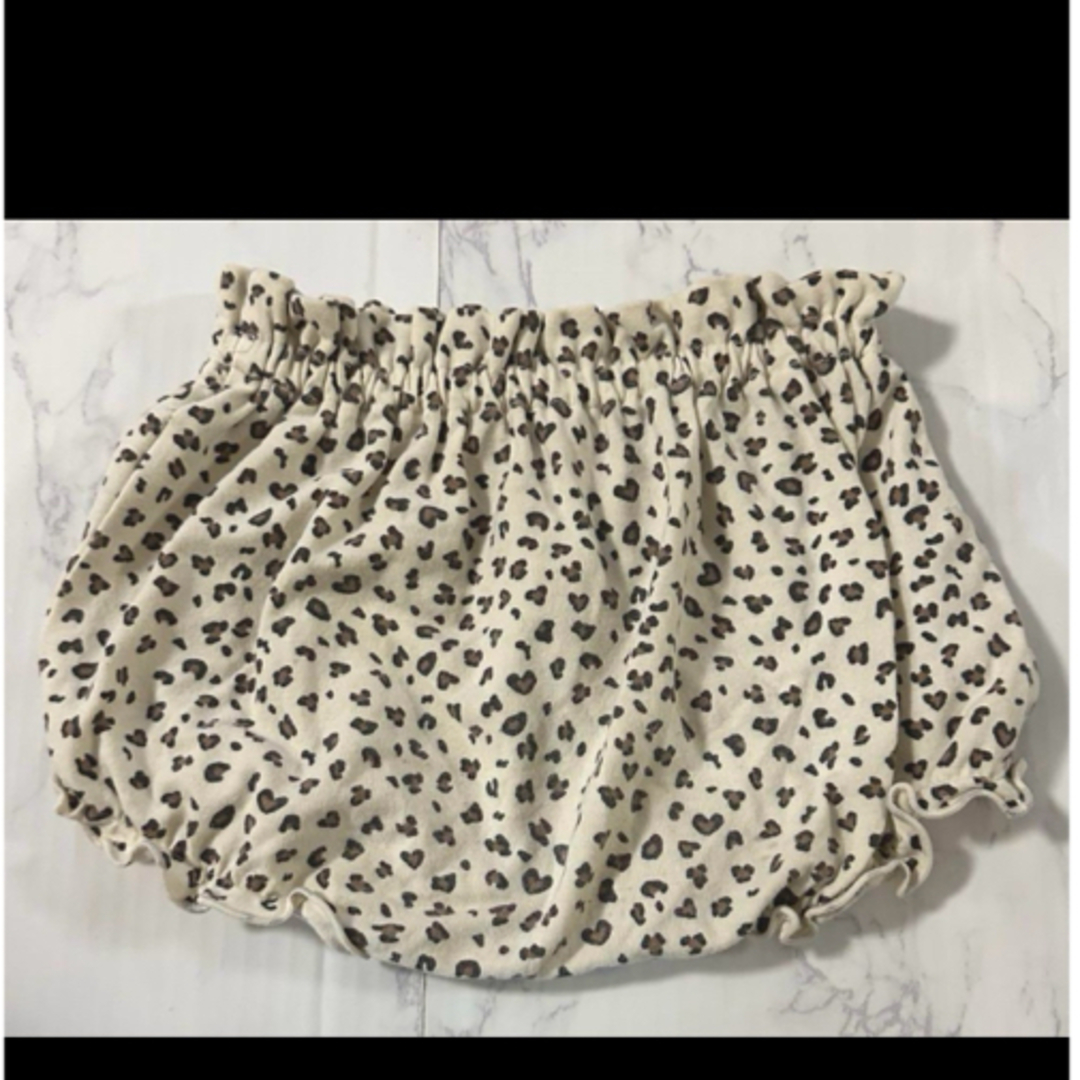 【翌日発送】chil2チルツー レオパード柄ベビーパンツ コットン 70cm キッズ/ベビー/マタニティのベビー服(~85cm)(パンツ)の商品写真