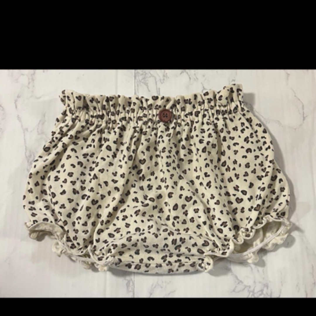【翌日発送】chil2チルツー レオパード柄ベビーパンツ コットン 70cm キッズ/ベビー/マタニティのベビー服(~85cm)(パンツ)の商品写真