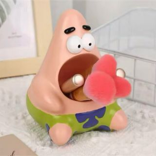 スポンジボブパトリック ペン立てコスメ ケース(キャラクターグッズ)