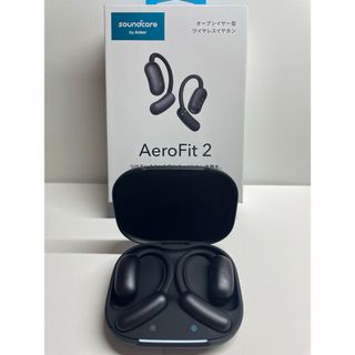 アンカー(Anker)の【極美品】Anker Soundcore AeroFit 2 ワイヤレスイヤホン(ヘッドフォン/イヤフォン)